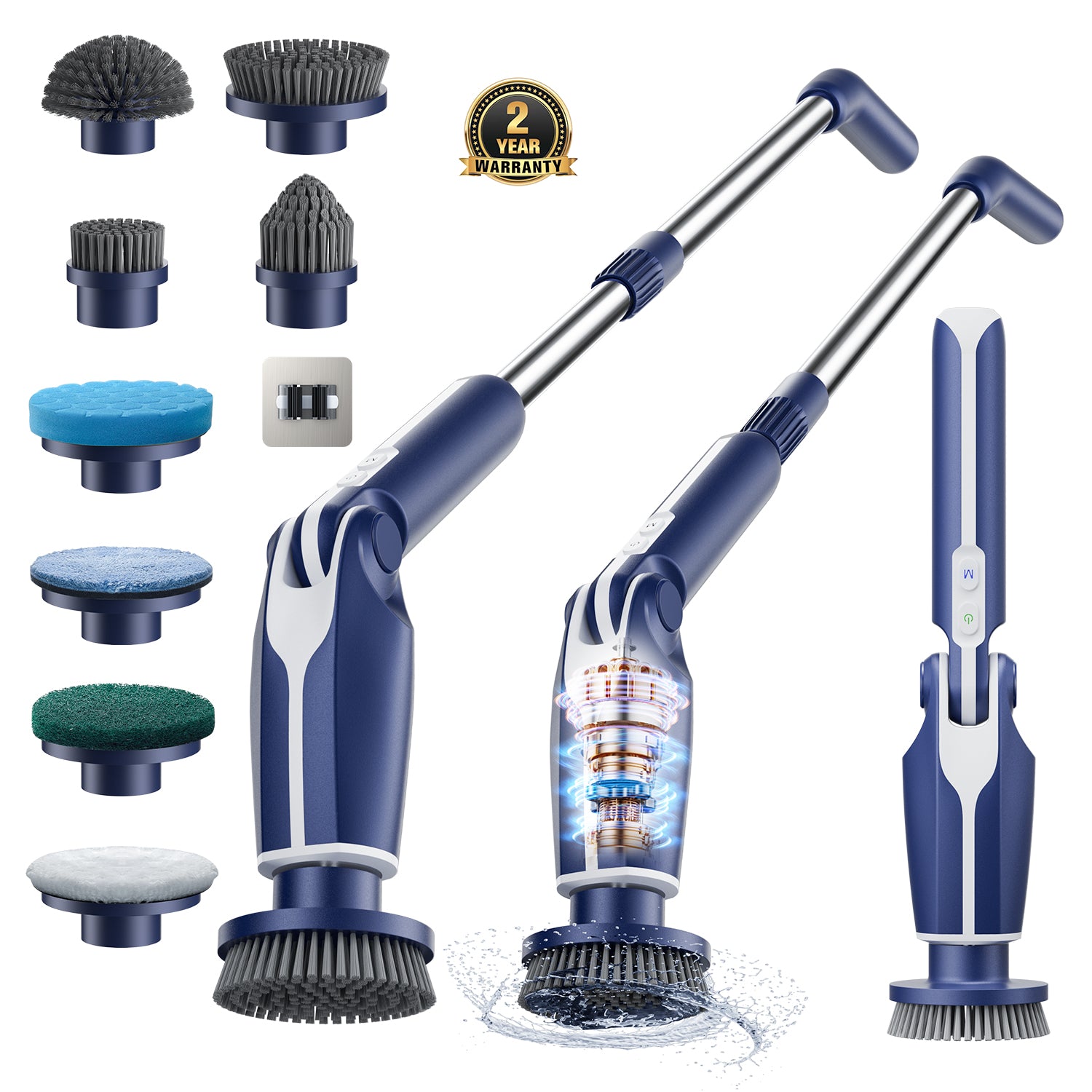 2024 Upgraded New Electric Spin Scrubber