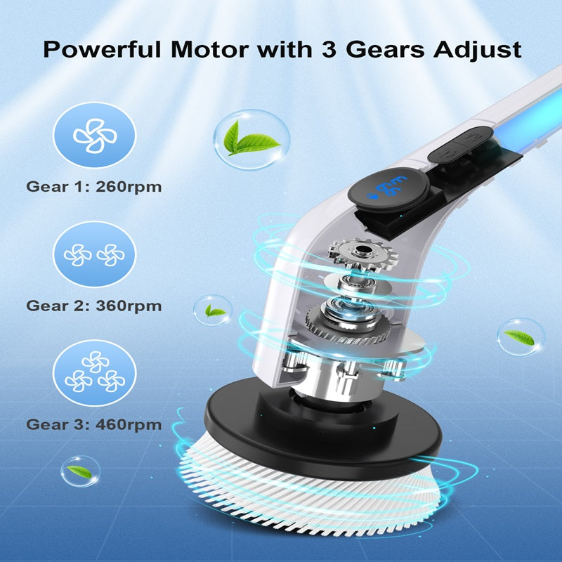 Leebein Electric Spin Scrubber with 3 Rotating Speeds ANS-8051