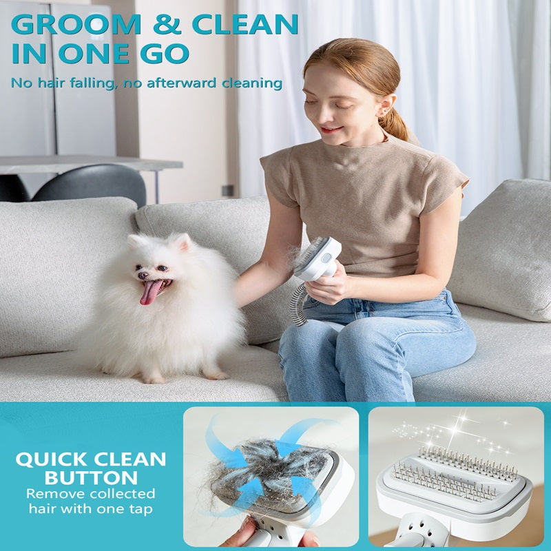 Leebein B2 5-In-1 Pet Grooming Kit With Vacuum Suction