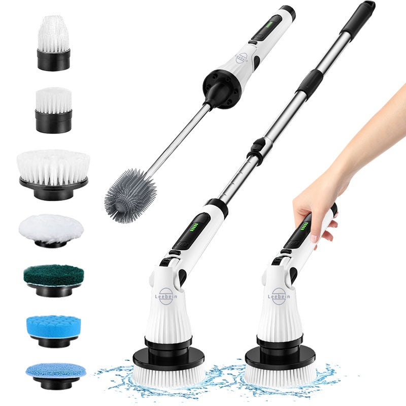 Wholesale ANS-8050 7-in-1 2 Speeds Electric Spin Scrubber Handheld