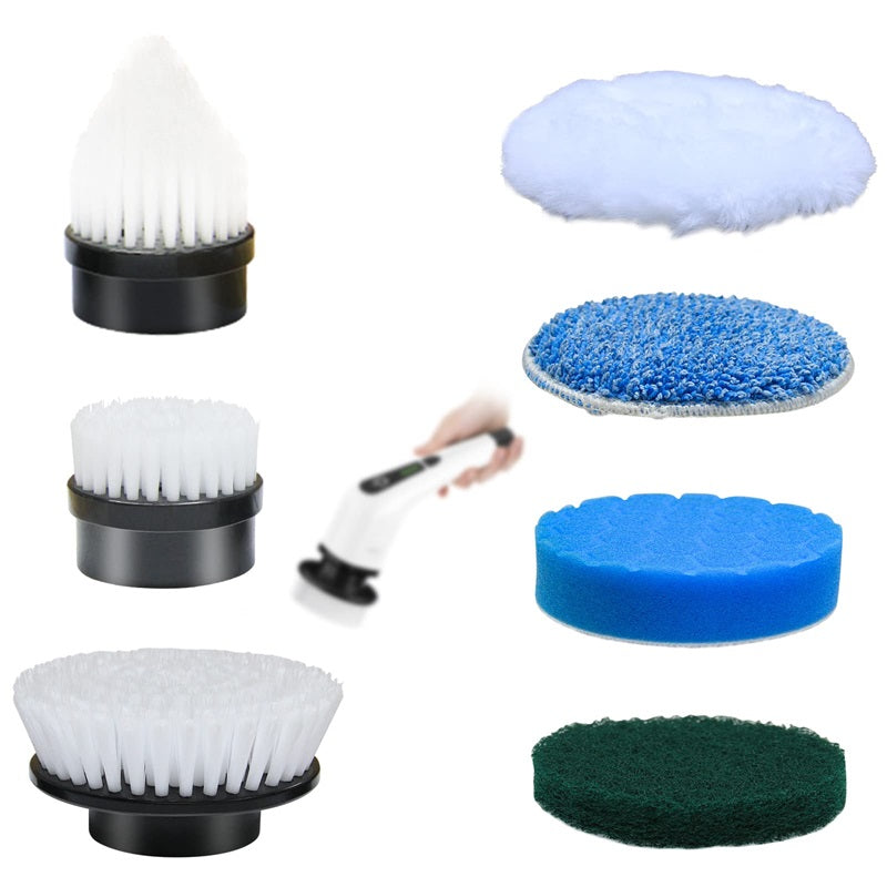 Leebein ANS-8050/ANS-8051/LZ-8052 Electric Spin Scrubber Replacement Brush Heads