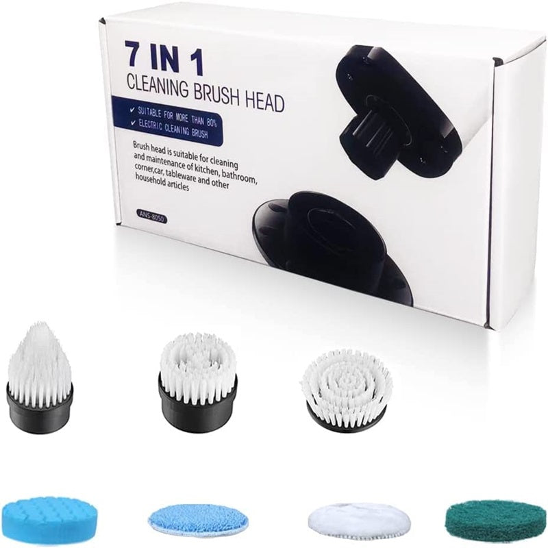 Leebein ANS-8050/ANS-8051/LZ-8052 Electric Spin Scrubber Replacement Brush Heads